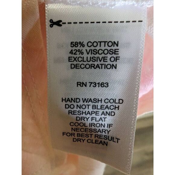 NWT Cupio Blush Front Knot Tie Dye Top Pink/Combo Women's Size Medium - Picture 8 of 9